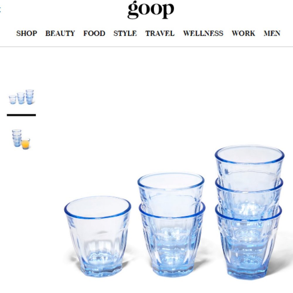 Bistro Style Glasses or votive candle holder set of 6 - Picture 8 of 9